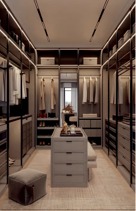 Walk-in wardrobe